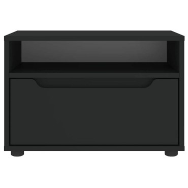 ντουλάπι τηλεόρασης vidaXL "VISNES" Μαύρο 60x40x38cm Ξύλινη κατασκευή