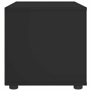 ντουλάπι τηλεόρασης vidaXL "VISNES" Μαύρο 60x40x38cm Ξύλινη κατασκευή