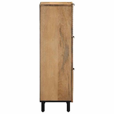 vidaXL Highboard καφέ 40x33x110cm μασίφ ξύλο Mango