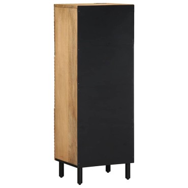 vidaXL Highboard καφέ 40x33x110cm μασίφ ξύλο Mango