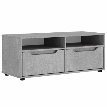 vidaXL ντουλάπι τηλεόρασης VISNES Γκρι μπετόν 100x40x38cm