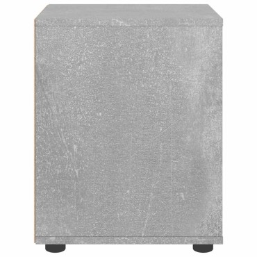 vidaXL Κομοδίνο VISNES Μπετόν Γκρι 45x40x50cm Επεξεργασμένο ξύλο 1 τεμ.