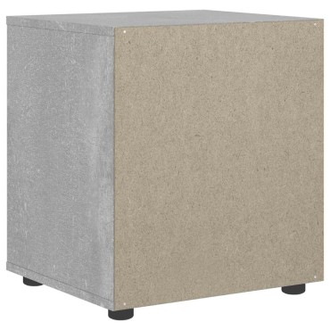 vidaXL Κομοδίνο VISNES Μπετόν Γκρι 45x40x50cm Επεξεργασμένο ξύλο 1 τεμ.