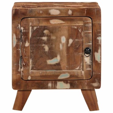 vidaXL Κομοδίνο 2 τεμ. 40x32x46cm Στερεό ξύλο ανακυκλωμένο