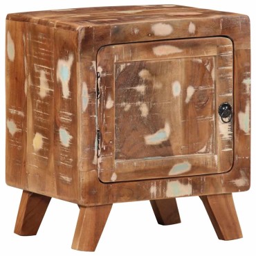 vidaXL Κομοδίνο 2 τεμ. 40x32x46cm Στερεό ξύλο ανακυκλωμένο