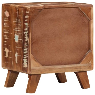 vidaXL Κομοδίνο 2 τεμ. 40x32x46cm Στερεό ξύλο ανακυκλωμένο