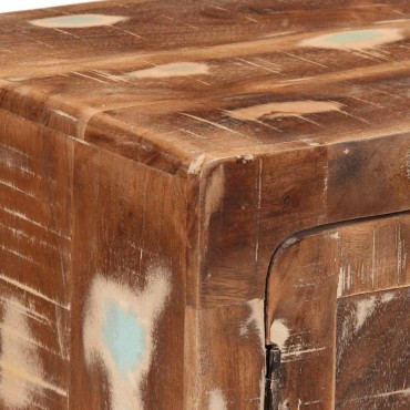 vidaXL Κομοδίνο 2 τεμ. 40x32x46cm Στερεό ξύλο ανακυκλωμένο