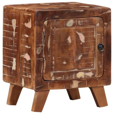 vidaXL Κομοδίνο 2 τεμ. 40x32x46cm Στερεό ξύλο ανακυκλωμένο