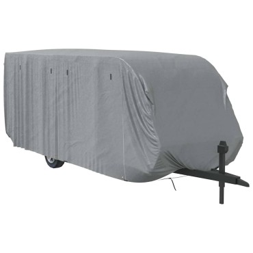 vidaXL Κάλυμμα τροχόσπιτου Γκρι 732x250x220 cm Μη υφασμένο ύφασμα