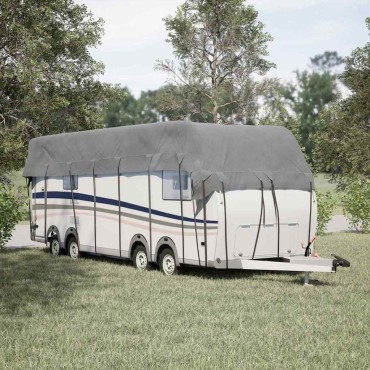 vidaXL Κάλυψη οροφής τροχόσπιτου Γκρι 900x300 cm Μη υφασμένο ύφασμα