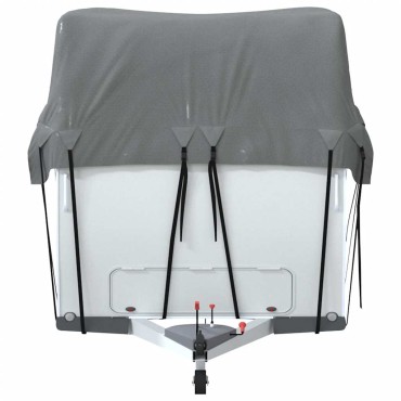 vidaXL Κάλυψη οροφής τροχόσπιτου Γκρι 900x300 cm Μη υφασμένο ύφασμα