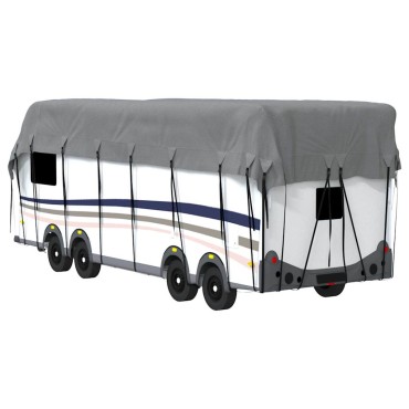 vidaXL Κάλυψη οροφής τροχόσπιτου Γκρι 900x300 cm Μη υφασμένο ύφασμα