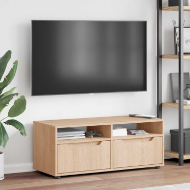 vidaXL ντουλάπι τηλεόρασης VISNES Δρυς Sonoma 100x40x38cm