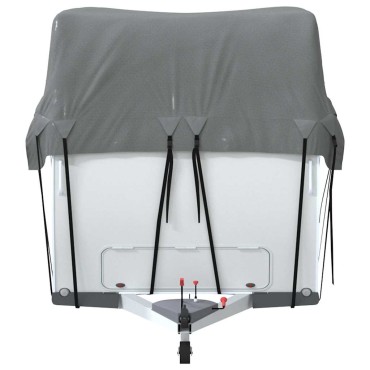 vidaXL Κάλυψη οροφής τροχόσπιτου Γκρι 1000x300 cm Μη υφασμένο ύφασμα