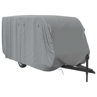 vidaXL Κάλυμμα τροχόσπιτου Γκρι 670x250x220 cm Μη υφασμένο ύφασμα