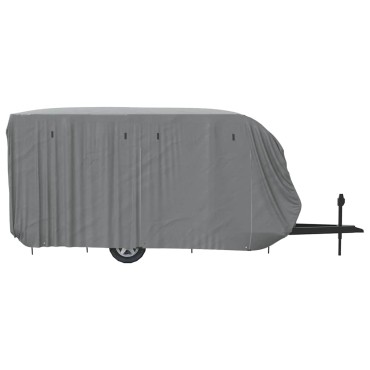 vidaXL Κάλυμμα τροχόσπιτου Γκρι 670x250x220 cm Μη υφασμένο ύφασμα