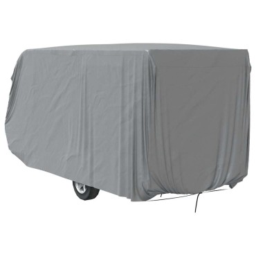 vidaXL Κάλυμμα τροχόσπιτου Γκρι 670x250x220 cm Μη υφασμένο ύφασμα