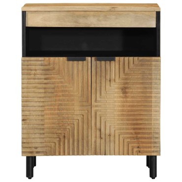 vidaXL Sideboard καφέ 60x33x75cm μασίφ ξύλο Mango