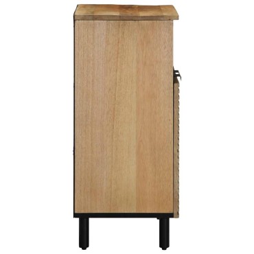 vidaXL Sideboard καφέ 60x33x75cm μασίφ ξύλο Mango