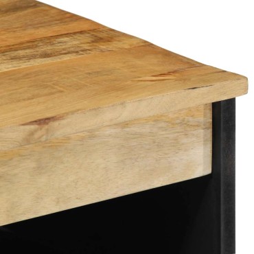 vidaXL Sideboard καφέ 60x33x75cm μασίφ ξύλο Mango