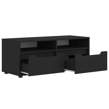 vidaXL ντουλάπι τηλεόρασης VISNES Μαύρο 100x40x38cm