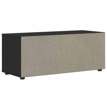 vidaXL ντουλάπι τηλεόρασης VISNES Μαύρο 100x40x38cm