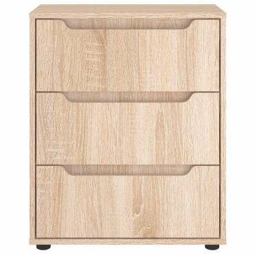 vidaXL Sideboard VISNES Δρυς Sonoma 60x40x73cm Ξύλο μηχανής
