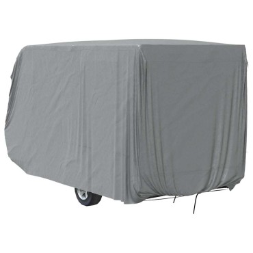 vidaXL Κάλυμμα τροχόσπιτου Γκρι 460x250x220 cm Μη υφασμένο ύφασμα