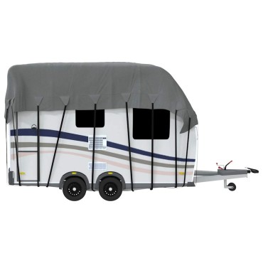 vidaXL Κάλυψη οροφής τροχόσπιτου Γκρι 600x300 cm Μη υφασμένο ύφασμα