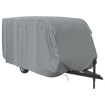 vidaXL Κάλυμμα τροχόσπιτου Γκρι 610x250x220 cm Μη υφασμένο ύφασμα