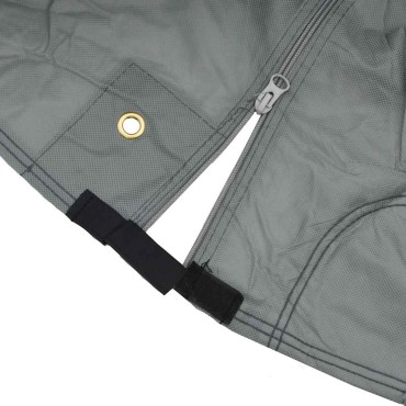 vidaXL Κάλυμμα τροχόσπιτου Γκρι 610x250x220 cm Μη υφασμένο ύφασμα