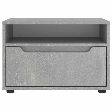 vidaXL ντουλάπι τηλεόρασης VISNES Γκρι μπετόν 60x40x38cm