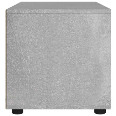 vidaXL ντουλάπι τηλεόρασης VISNES Γκρι μπετόν 60x40x38cm