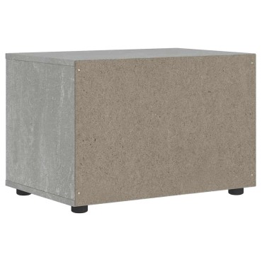 vidaXL ντουλάπι τηλεόρασης VISNES Γκρι μπετόν 60x40x38cm