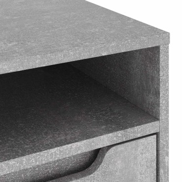 vidaXL ντουλάπι τηλεόρασης VISNES Γκρι μπετόν 60x40x38cm
