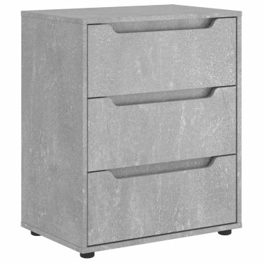 vidaXL Μπουφές VISNES Μπετόν Γκρι 60x40x73cm Επεξεργασμένο ξύλο 1 τεμ.