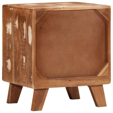 vidaXL Κομοδίνο 2 τεμ. 40x32x46cm Στερεό ξύλο ανακυκλωμένο