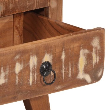 vidaXL Κομοδίνο 2 τεμ. 40x32x46cm Στερεό ξύλο ανακυκλωμένο