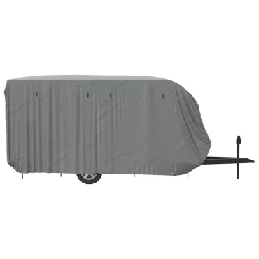 vidaXL Κάλυμμα τροχόσπιτου Γκρι 550x250x220 cm Μη υφασμένο ύφασμα