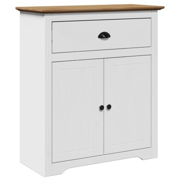 vidaXL Ντουλάπι διαδρόμου BODO Λευκό και καφέ 80x35x90cm