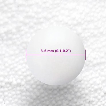 vidaXL Γέμισμα EPS 100 L Λευκό 10 kg/m³