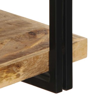 vidaXL Ράφι τοίχου 110x33x45cm Στερεό ακατέργαστο ξύλο Mango