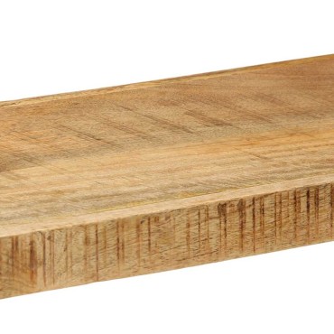 vidaXL Ράφι τοίχου 110x33x45cm Στερεό ακατέργαστο ξύλο Mango