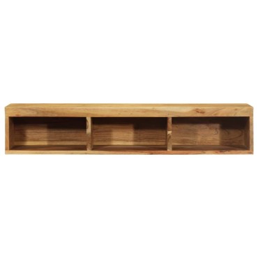 vidaXL Επίτοιχο ντουλάπι τηλεόρασης 100x30x19cm Μασίφ ξύλο ακακίας