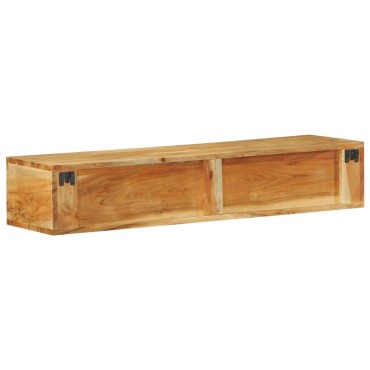 vidaXL Επίτοιχο ντουλάπι τηλεόρασης 100x30x19cm Μασίφ ξύλο ακακίας
