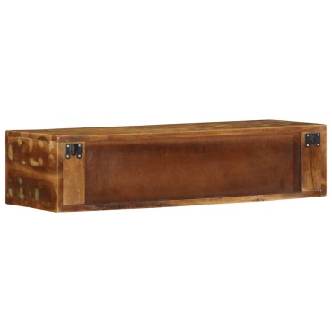 vidaXL Επίτοιχο ντουλάπι τηλεόρασης 80x30x19cm Ξύλο μασίφ αναγεννημένο