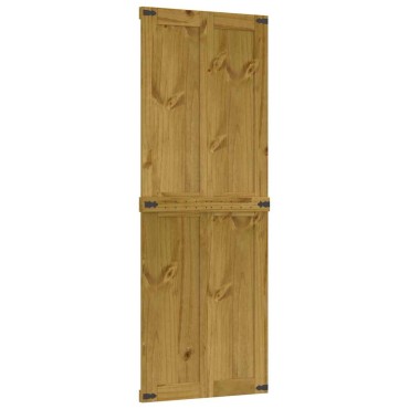vidaXL Πόρτα αχυρώνα CORONA 80x210 cm μασίφ ξύλο πεύκο