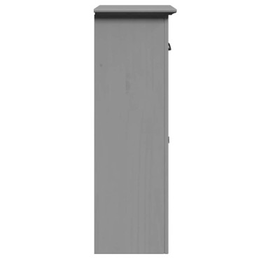 vidaXL Ντουλάπι μπάνιου BODO Γκρι 44x30x90cm
