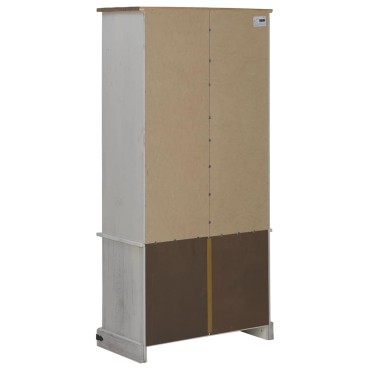 vidaXL Ντουλάπι κρασιού HALDEN με ράφια κρασιού 80x40x170cm 1 τεμ.