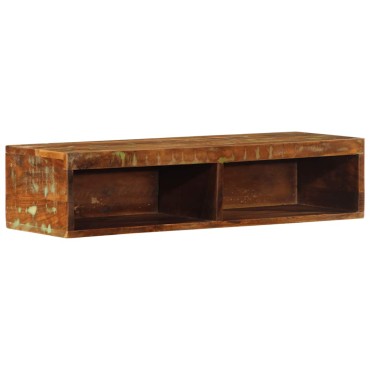 vidaXL Επίτοιχο ντουλάπι τηλεόρασης 80x30x19cm Ξύλο μασίφ αναγεννημένο